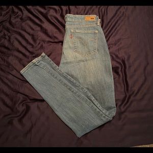 ❤️❤️ Levi demi curve modern rise skinny blue jeans